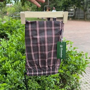 5.check cotton trouser