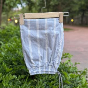 3.check cotton trouser