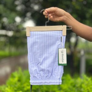 2.check cotton trouser